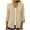 Beige, variant on Cardigan Sweaters for Women 3/4 Sleeve Summer Sweaters Lightweight Open Front Shrug Cardigan Light Solid Color Dressy Draped Summer Cardigan Khaki 2XL