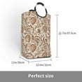 thumbnail image 3 of KLL Indian Paisley1 Laundry Hamper,Large Canvas Fabric Lightweight Storage Basket Toy Organizer Dirty Clothes Collapsible Waterproof, 3 of 6