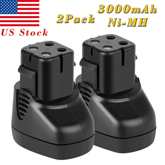 2Pcs 3Ah 7.2V Ni-MH Battery For Dremel 757-01 7700-01 7700-02 Not 770 Type1 757