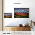 thumbnail image 4 of Elephant Stock Wasatch Mountain Wall Art - Horizontal Canvas Wall Art - Living Room Wall Decor - Nature Canvas - Blue And Orange Decor - 12" x 8", 4 of 8