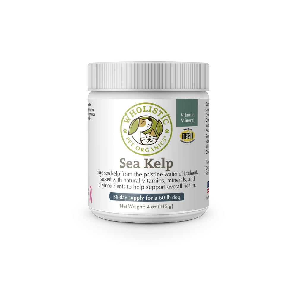 Wholistic Pet Organics Sea Kelp Healthy Body Function Dog Supplement, 4 Oz