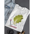 thumbnail image 3 of Cute Lettuce Running Exercise T-Shirt Women -Image by Shutterstock, Female XX-Large, 3 of 4