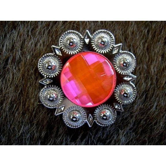 4 Conchos Rhinestone Horse Saddle Western  Berry Pink CO102