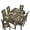 Forest Camo Hunting, variant on TSOVTHRID White Golden Marble Print 5 Pcs Table Cloth with Chair Covers Set Easy-Clean Elastic Rectangle Tablecloth with Seat Slipcover Set of 4 for Home Restaurant Hotel Decor
