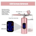 thumbnail image 4 of LCD Air Brush Kit with Air Compressor, 3 Gear Pressure Cordless, 4 of 5