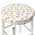 thumbnail image 6 of Goofa Rose Flowers Printed Stool Covers Round, Waterproof Round Bar Stool Covers Anti-Slip Round Bar Stool Seat Cover with Elastic Bands Durable -, 6 of 7
