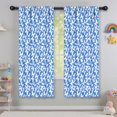 thumbnail image 5 of Blackout Kids Curtains,Blue White Butterfly Pattern Childrens Insulated Curtains Set Of 2,Bedroom Essentials,Toddler Room Decor 42"x63", 5 of 5