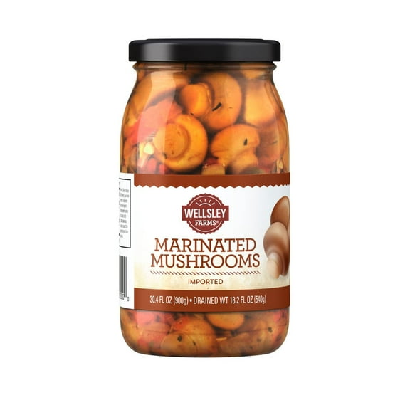 Product of Wellsley Farms Marinated Mushrooms 30.4 oz.