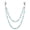 YL0002-01, variant on YANONELRY Baseball Beads Wallet Chain Bag Charm Chain Keychain - Sparkly Ceramic Beads Bohemian Pants Chains - for Women Gift Clothing Bag Accessories