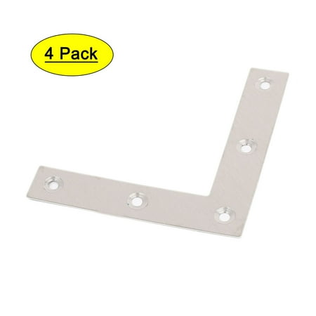 

Uxcell 80mmx80mm L Shaped Right Angle Corner Plate Bracket Fasteners 4pcs