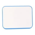 thumbnail image 2 of Pizarra blanca colgante de doble cara para nevera, notas, hogar, oficina, material escolar. Borde azul, 2 of 7