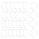 thumbnail image 1 of Uxcell Blanks de llaveros acrílicos, 30 piezas de llaveros acrílicos transparentes redondos de 1.6 pulgadas, discos en blanco de 2mm de grosor, 1 of 6