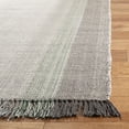 thumbnail image 2 of SAFAVIEH Montauk Sharlene Solid Striped Cotton Area Rug, Green/Grey, 3' x 5', 2 of 6