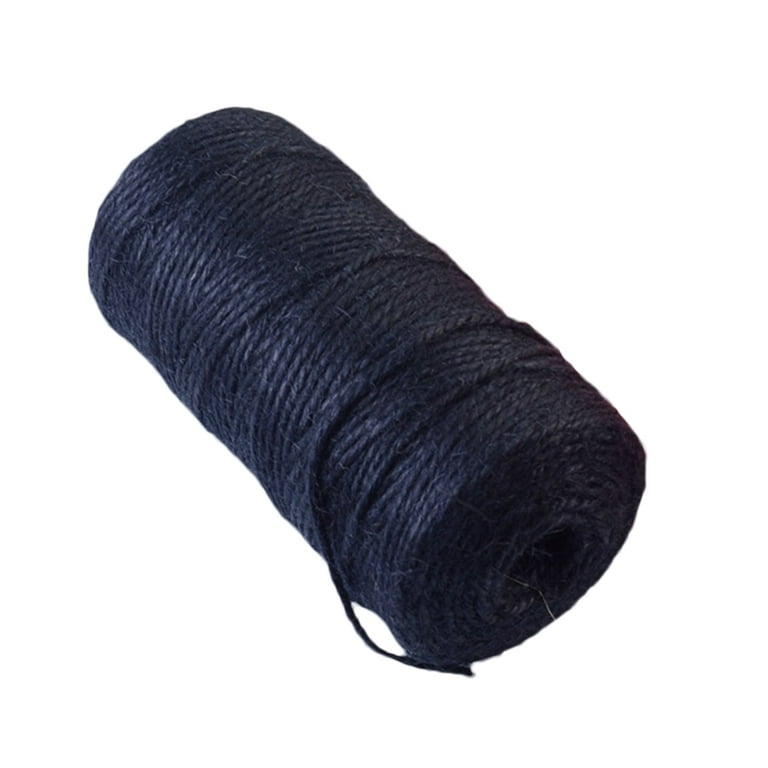 Rope Colorful Natural Jute Twine String Roll Cord for DIY Art Crafts and  Wrapping Black 