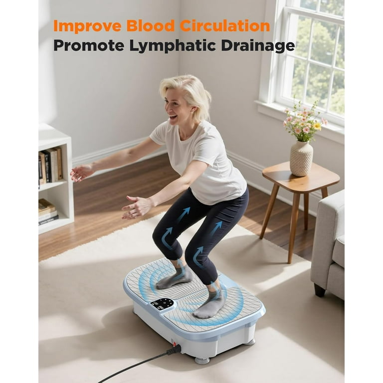 FEIERDUN Vibration Plate Exercise Machine, 400 LBS Capacity Vibration Plate for Lymphatic Drainage, Max Space for Whole-Body Workout & Relaxation at ... FEIERDUN Vibration Plate Exercise Machine, 400 LBS Capacity Vibration Plate for Lymphatic Drainage, Max Space for Whole-Body Workout & Relaxation at ...