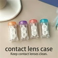 thumbnail image 3 of Contacts Lens Case Container Travel Solid Color Lens Box Removable Case, 3 of 21