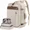 Beige, variant on Carry on Backpack, Extra Large 40L Flight Approved Travel Backpack for Men & Women,Expandable Large Suitcase Backpacks With 4 Packing Cubes,Water Resistant Luggage Daypack Weekender Bag