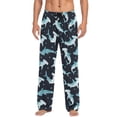 thumbnail image 1 of Pantalones de pijama Anyangquji para mujer, cómodos, con cintura elástica, talla XL, 1 of 7