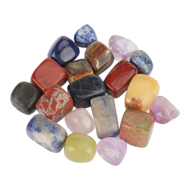 Piedra de cristal de cuarzo natural en forma de minipunta de 100 g, colores variados, ideal para la curación de la suerte.