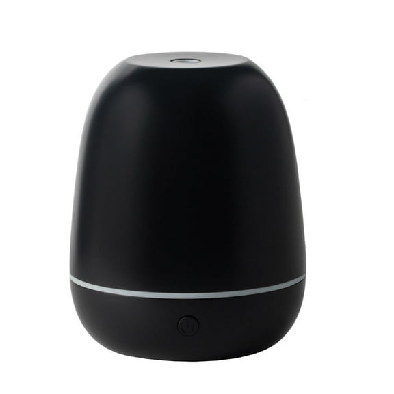 SpaRoom Mini Majesto Ultrasonic Misting Essential Oil Diffuser, Matte Black
