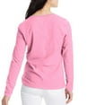 thumbnail image 2 of Hanes-t-shirt à Manches Longues Col en V pour Femmes-O9142, 2 of 2