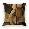 thumbnail image 4 of Sepia-funda de almohada de lino con estampado geométrico, cubierta de cojín para sofá, decoración del hogar, se puede personalizar para usted, 40x40, 50x50, 60x60, 4 of 4