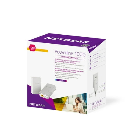 NETGEAR - Powerline 1000 Network Extender - White