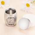 thumbnail image 5 of 3 Inches Small Keepsake Cremation Urn for Human / Pet Ashes Mini Cremation Urns Memorial Ashes Urn Mini Urn Stainless Steel Ashes Holder Small Ash Urn for Ashes, 5 of 7