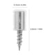 thumbnail image 2 of unbranded 100Ud Pernos Para Muebles Con Tornillo Autotaraudante Y De Goma Protección De Muebles Plata, 2 of 6