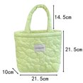 thumbnail image 2 of Candy-colored cotton handbag, fashionable and simple, student hand-carried lunch bag, 2 of 5