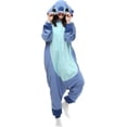 thumbnail image 1 of Wishliker Pijamas de animales para adultos, disfraces de Halloween, cosplay, ropa de fiesta, 1 of 4