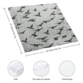 thumbnail image 3 of Werpe Birds Wall Building Polyester Cloth Napkins Gift Party Dinner Decoration Washable - Set of 6 4 PCS, 3 of 7