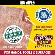 Big Wipes Heavy Duty Hand Cleaning Wipes, Textured Cloths for Removing Grease and Grime, 240 Count Bucket