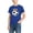 E255-Blue, variant on hengsof Boys' Short Sleeve Soccer T-Shirt Breathable Quick Dry Children's Sports Top Casual Loose Round Neck Shirt for Ages 2-13