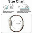 thumbnail image 6 of KOMI Band Replacement for Apple Watch 49mm 45mm 44mm 42mm 41mm 40mm 38mm Women Men Fashion Resin Wirstband Bracelet Strap for iWatch Ultra 2/1 Series 9 8 7 6 SE 5 4 3 2 1, 6 of 6