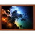 thumbnail image 2 of Fantasy Deep Space Nebula with Planet, Scenic Framed Art Print Wall Art by HomeArt, 2 of 6