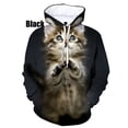 thumbnail image 5 of Sudadera con capucha con estampado de gato para hombre y mujer, ropa con estampado de gatos kawaii en 3D, divertida, estilo Harajuku, Y2K, 5 of 5