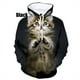 thumbnail image 4 of Sudadera con capucha con estampado de gato para hombre y mujer, ropa con estampado de gatos kawaii en 3D, divertida, estilo Harajuku, Y2K, 4 of 4
