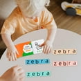 thumbnail image 2 of Wooden Blocks Spelling Game Crossword Puzzle Alphabet Puzzles Blocks for Age 3 4 20pcs Small Blocks, 2 of 9