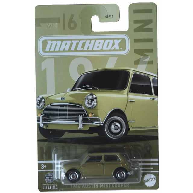 Coche de juguete Matchbox 1964 Austin Mini Cooper Green 1:6