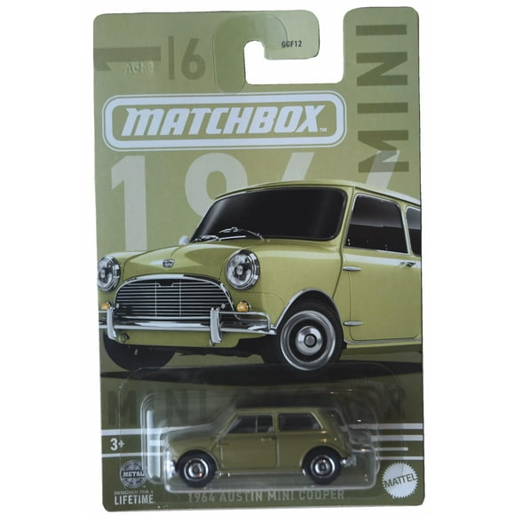 Coche de juguete Matchbox 1964 Austin Mini Cooper Green 1:6