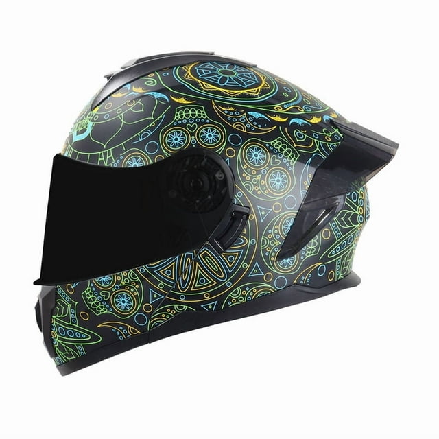 Casco Abatible Boston Mexicano Verde DOT/ECE L