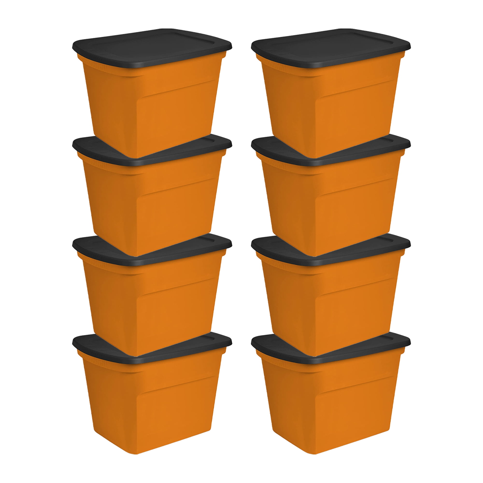 Teacher Created Resources TCR20412 Plastic Storage Bin Orange - Large