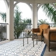 thumbnail image 3 of Safavieh Courtyard Adam Geometric Indoor/Outdoor Area Rug, Beige/Navy, 2'7" x 5', 3 of 11