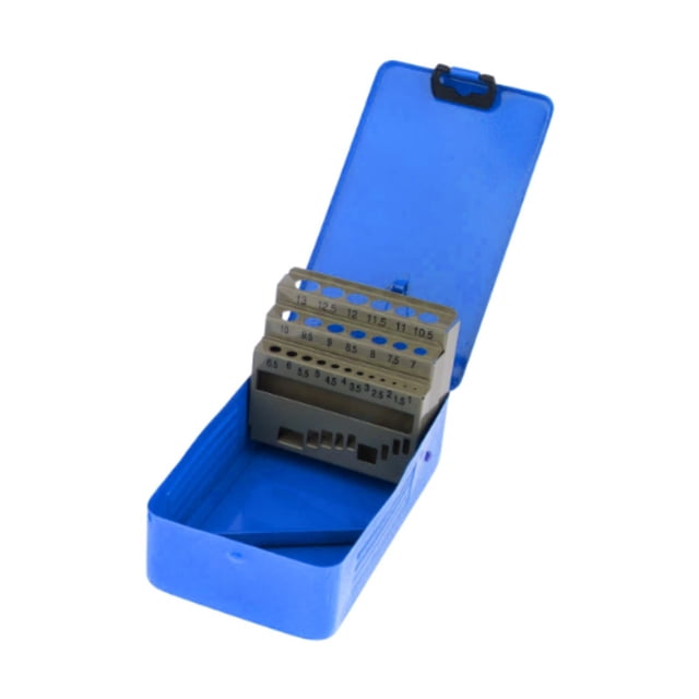 Caja de índice de taladro, caja de almacenamiento de accesorios conveniente profesional, organizador dispensador de taladro, caja de índice de taladro