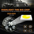 thumbnail image 3 of 5-3/4 5.75" LED Headlights Hi/Lo Beam For BMW 325i 528i 535i E30 2X, 3 of 11