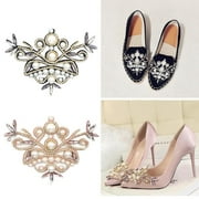 4x Women Shoe Clips Jewelry Shoe Decoration Charms Wedding Party Accessories