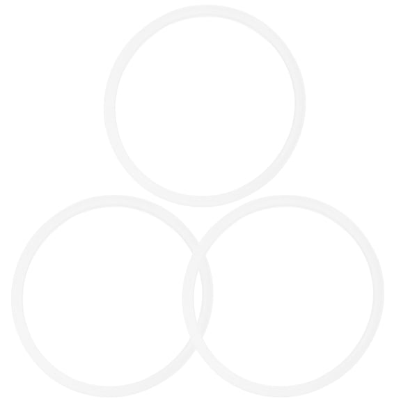 Luxshiny 3Pcs Flexible Silicone Bottle Sealing Rings Replacement for Home Use Bottle Accessories