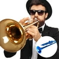 thumbnail image 1 of Brass Trumpet, Not Easy To Rust Removable Horn Mouth Trumpet, For Instrument Lovers Christmas Gifts Performance Practice, 1 of 8