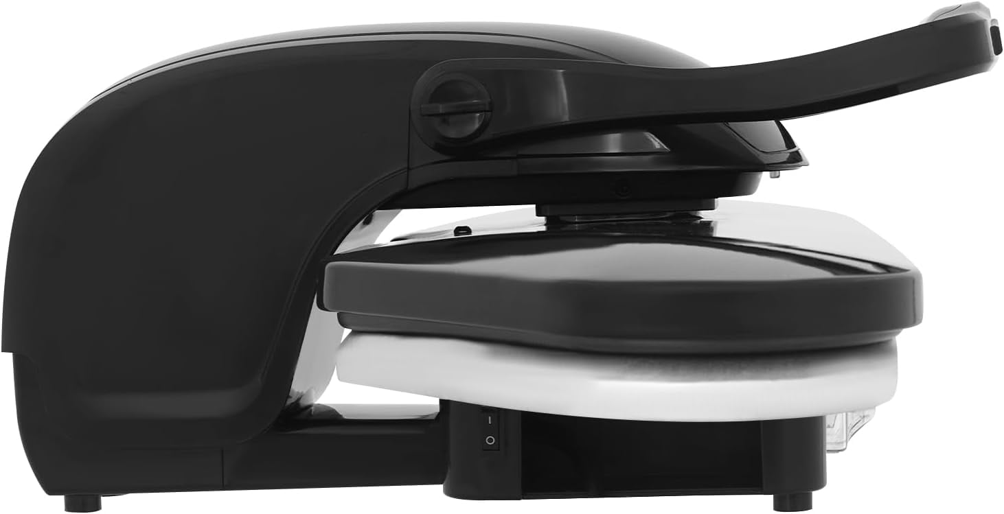 36" Intelligent Steam Press, 1600W 110V Large Digital Steam Press Professional Commercial Iron w/Touch Screen & Voice Prompts, 5 Fabric Functions and Overheating Protection for Clothes Sheets Fabrics